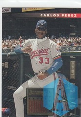 1996 Donruss Press Proofs #317 Carlos Perez Montreal Expos
